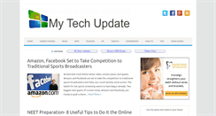 Desktop Screenshot of mytechupdate.com